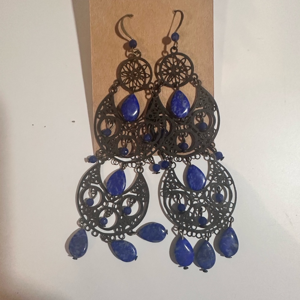 Chandelier Drop Earrings - Picture 3 of 5